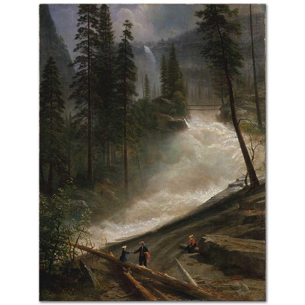 Nevada Falls, Yosemite by Albert Bierstadt