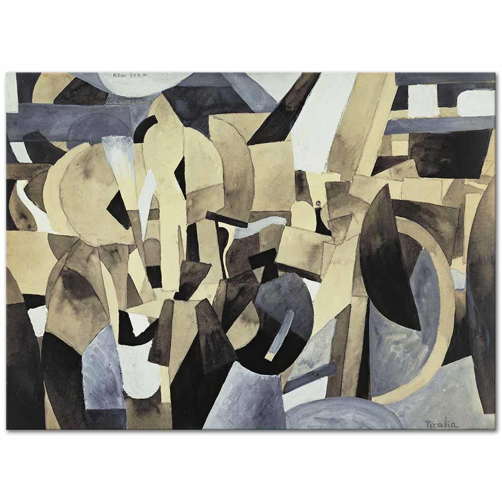 Francis Picabia New York Kanvas Tablo