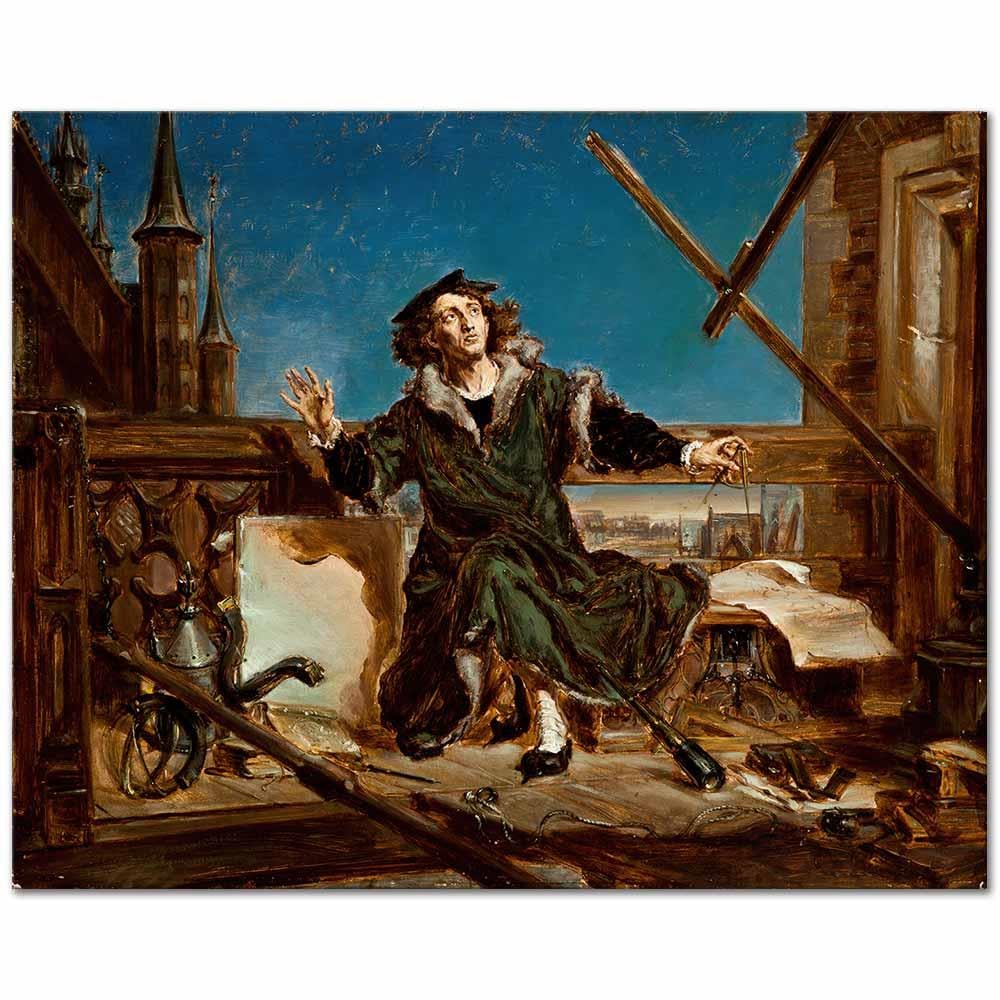 Jan Matejko Nicolaus Copernicus Kanvas Tablo