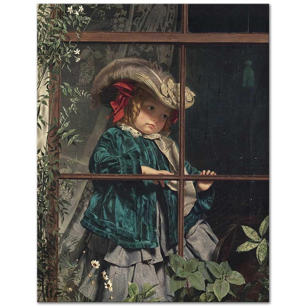 Sophie Gengembre Anderson Bugün Yürüyüş Yok Kanvas Tablo