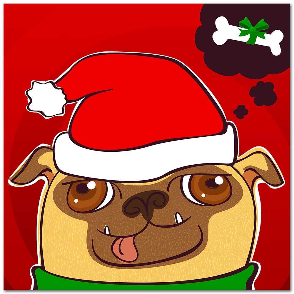 Noel Dog as Art Print