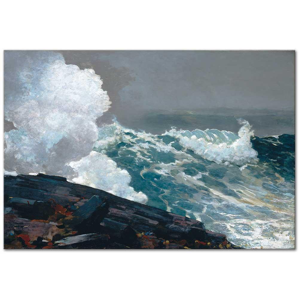 Northeaster by Winslow Homer as Fine Art Print
