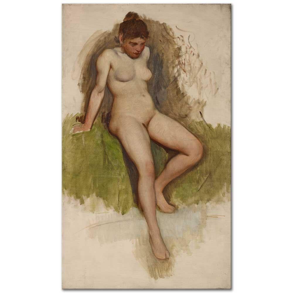 Frank Duveneck Nü Kanvas Tablo