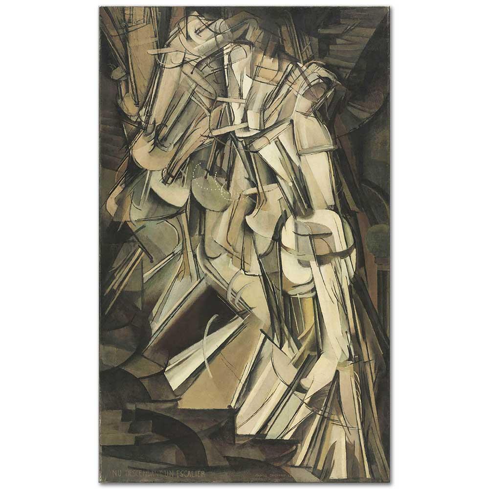 Nude Descending a Staircase by Marcel Duchamp