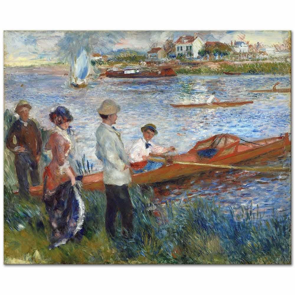 Oarsmen at Chatou by Pierre Auguste Renoir as Art Print