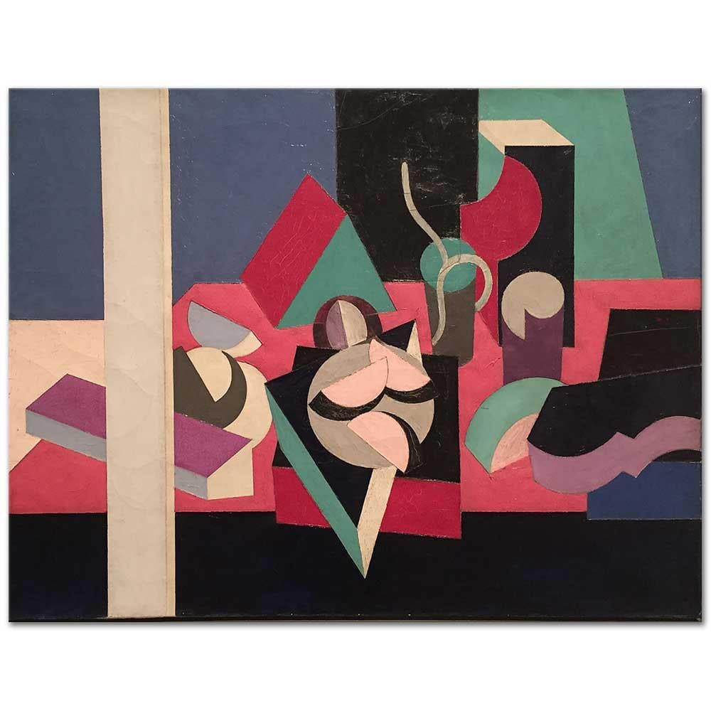 Objects on a Table by Patrick Henry Bruce as Art Print
