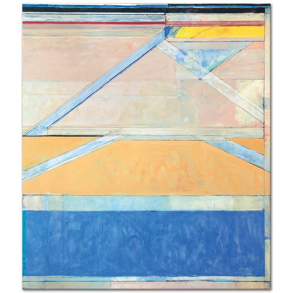Richard Diebenkorn Okyanus Parkı 126 Kanvas Tablo