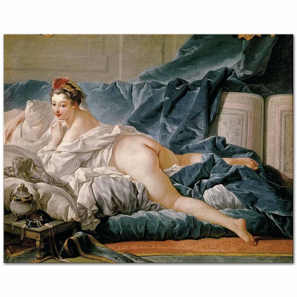 François Boucher Cariye Kanvas Tablo