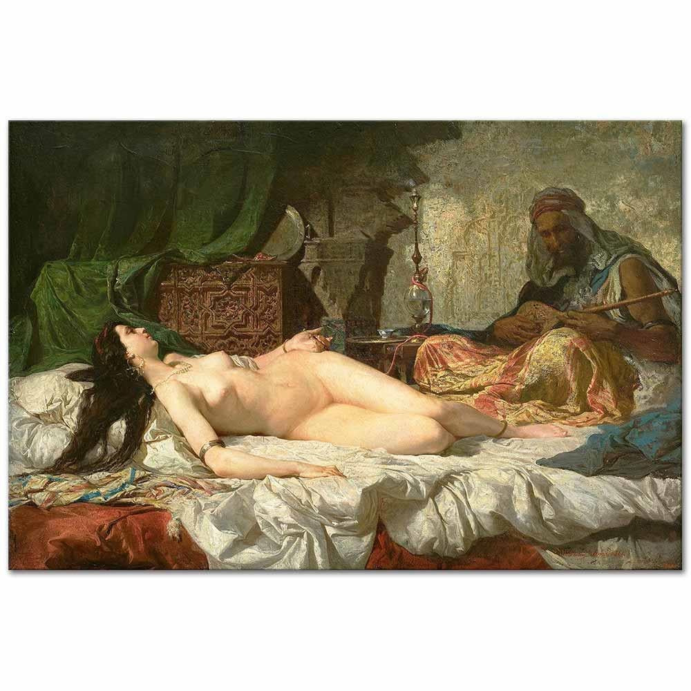 Mariano Fortuny Marsal Cariye Kanvas Tablo