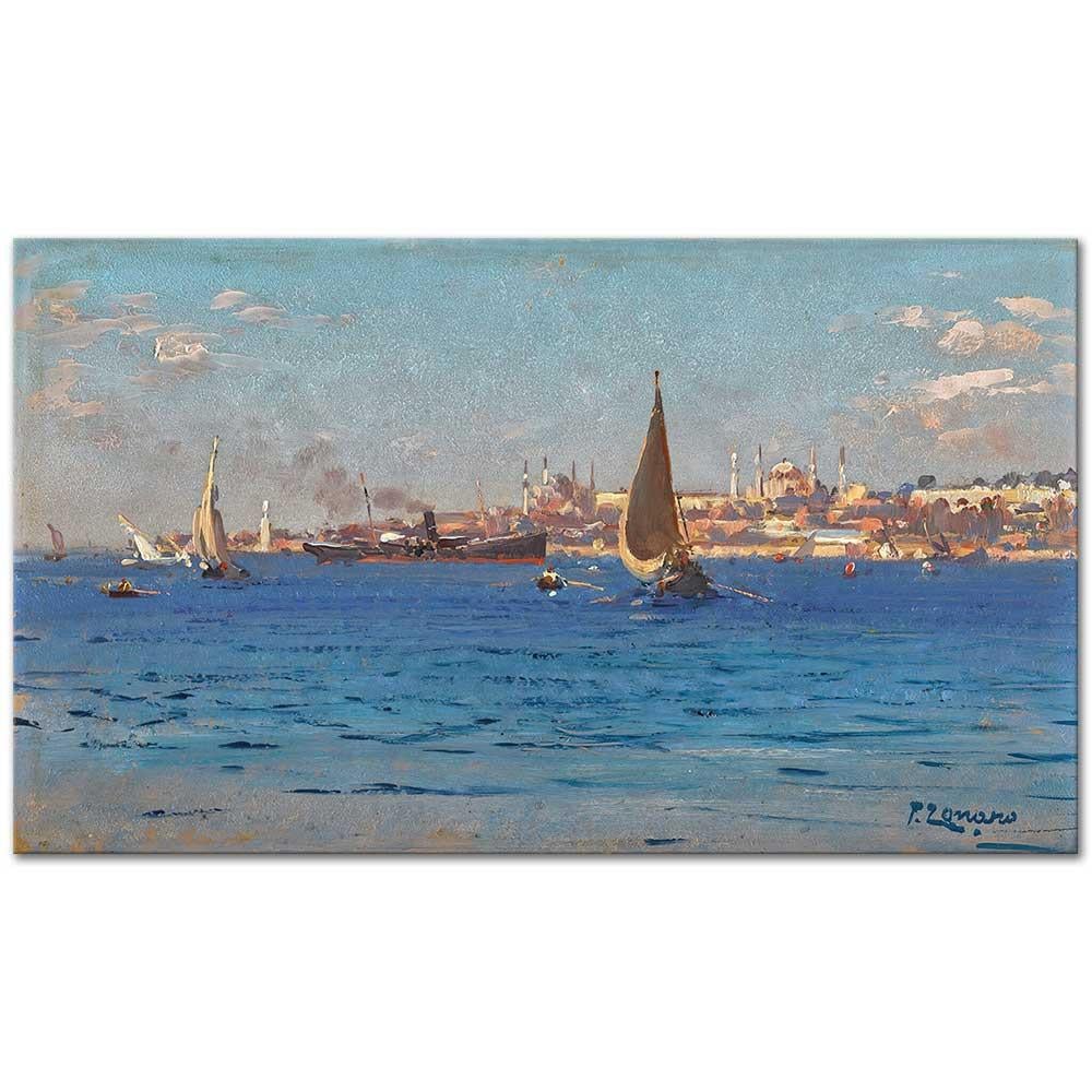 Off Seraglio Point by Fausto Zonaro as Art Print