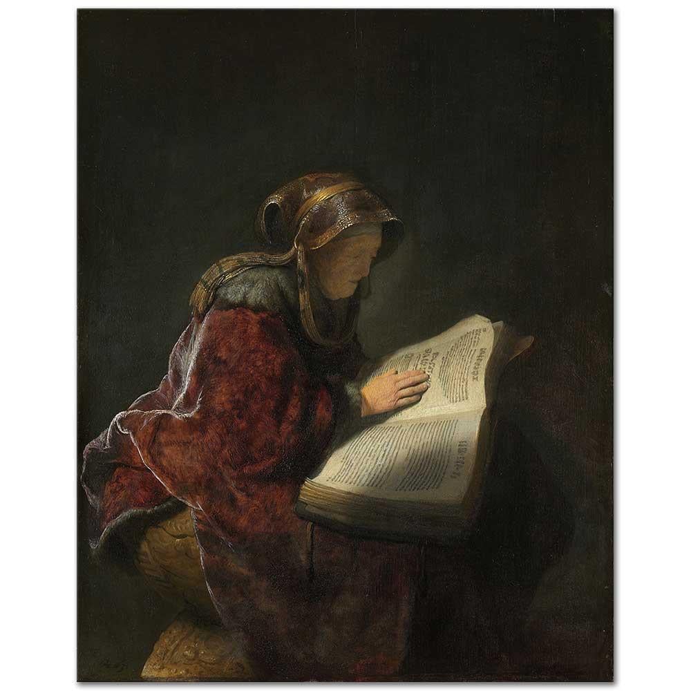 Old Woman Reading by Rembrandt van Rijn