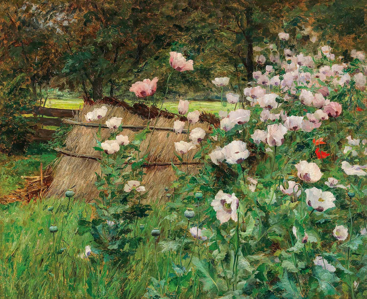 In The Farmer's Garden by Olga Wisinger-Florian