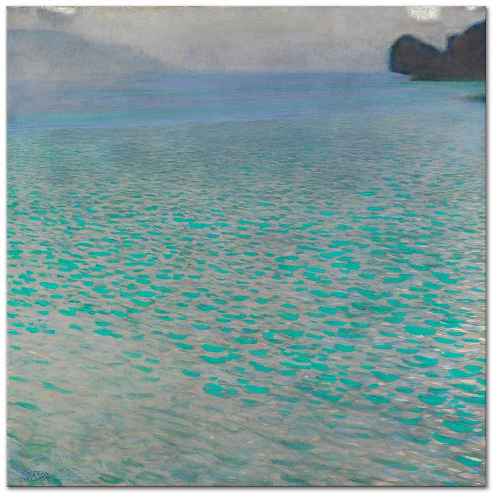 On Lake Attersee by Gustav Klimt