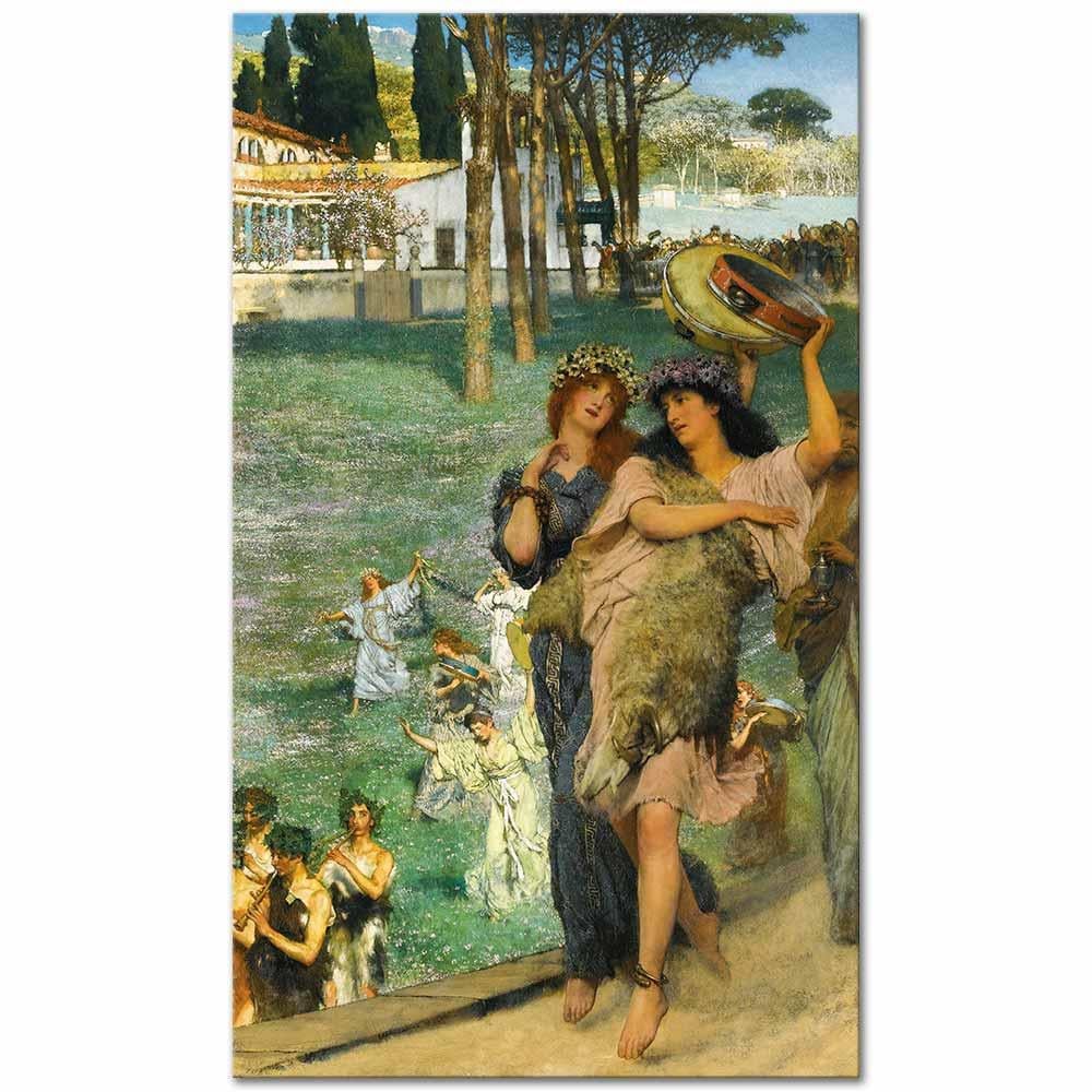 On the Road to the Temple of Ceres by Sir Lawrence Alma-Tadema as Art Print