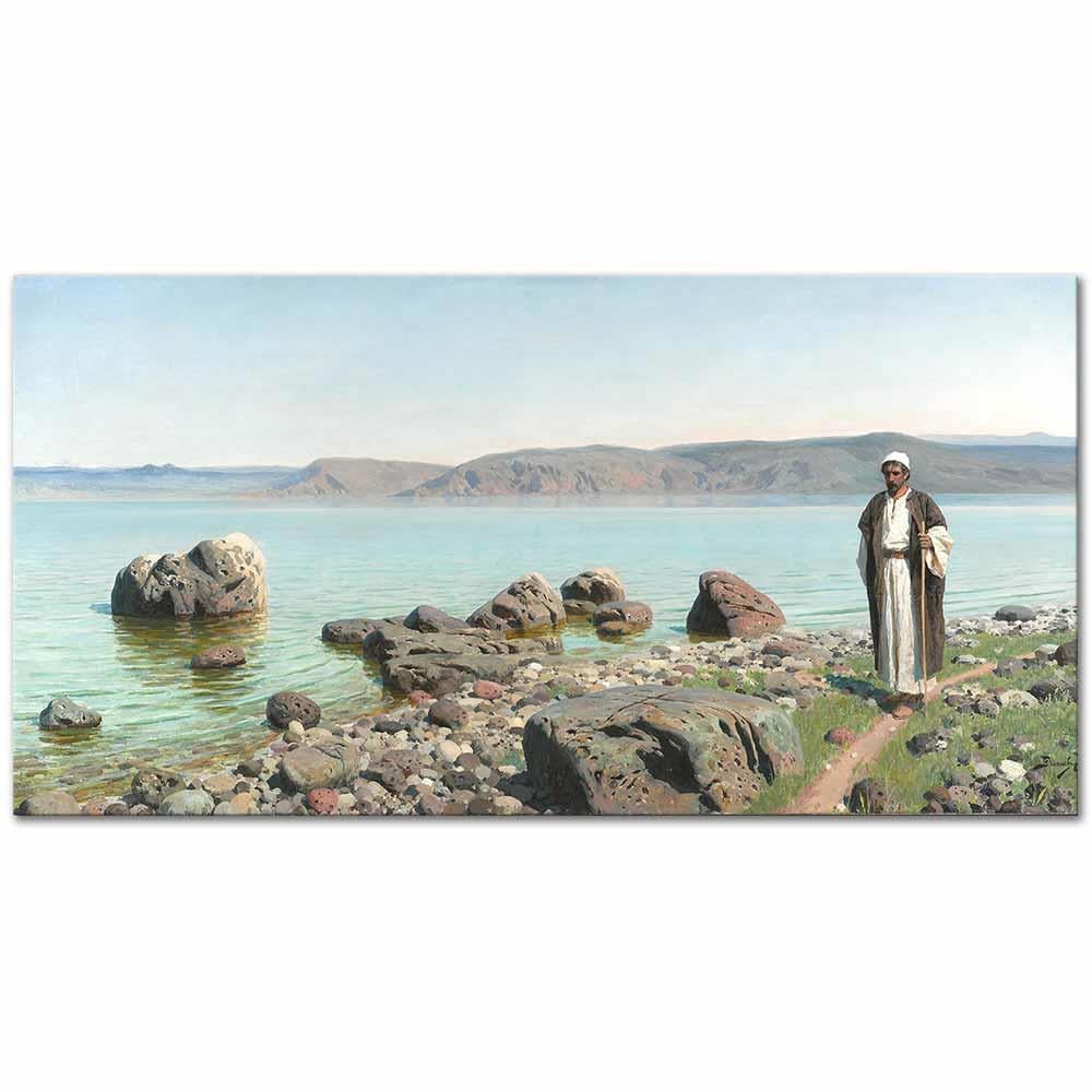 Vasily Polenov Tiber Denizinde Kanvas Tablo