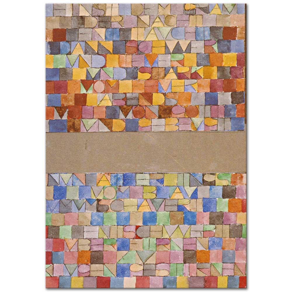Paul Klee Gece Griliğinden Çıkanlar Kanvas Tablo