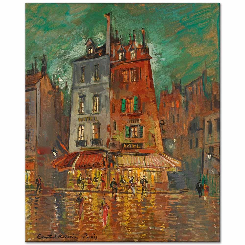 Paris In Night by Konstantin Korovin