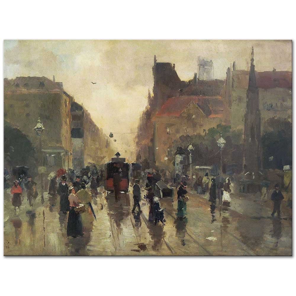 Part of a City by Aleksander Gierymski as Fine Art Print