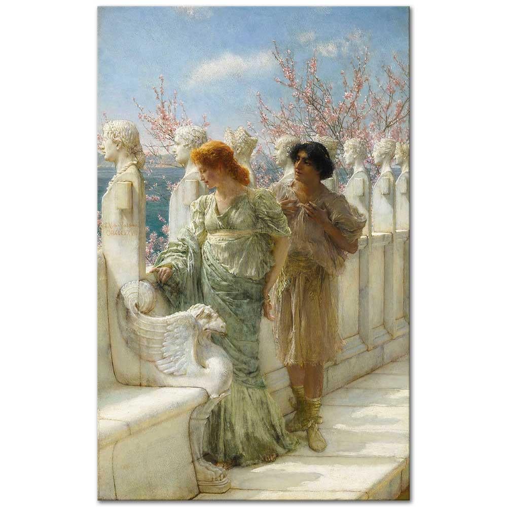 Sir Lawrence Alma-Tadema Geçmiş ve Şimdiki Nesiller Kanvas Tablo
