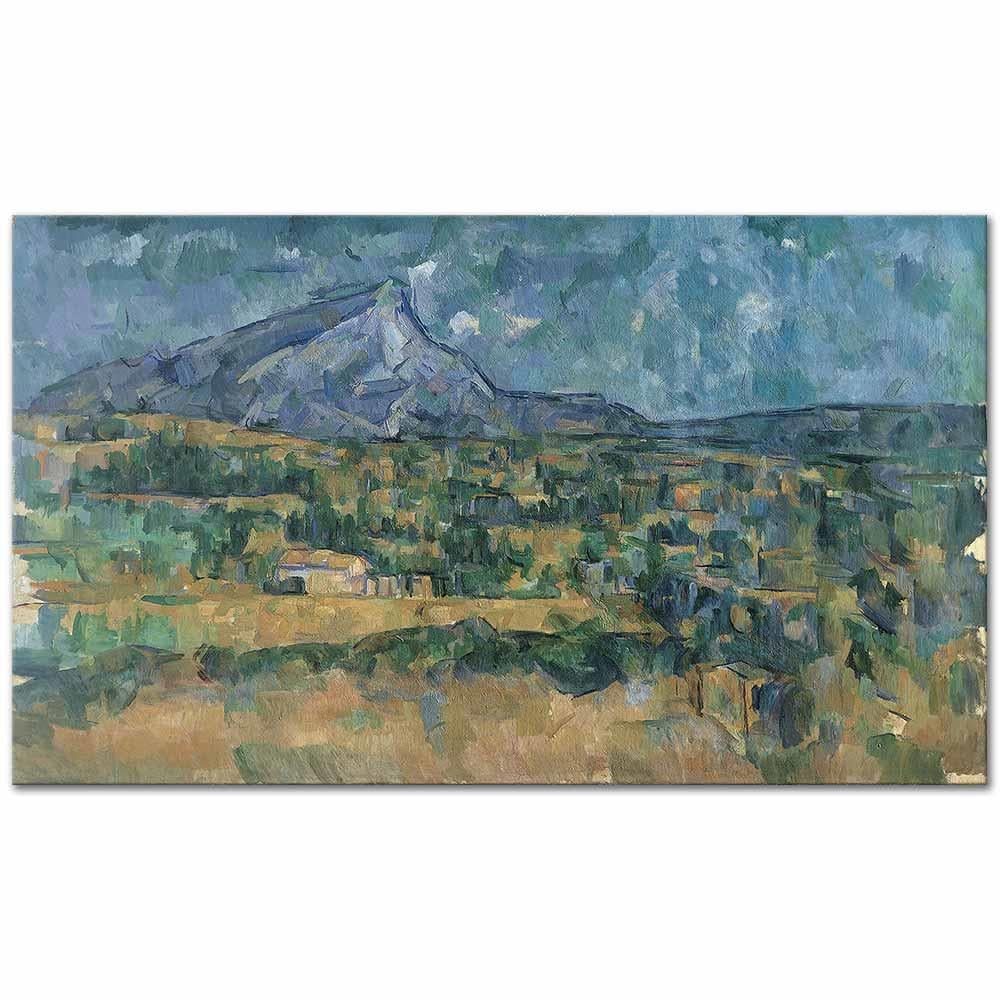 Paul Cezanne Sainte Victoire Dağı Kanvas Tablo