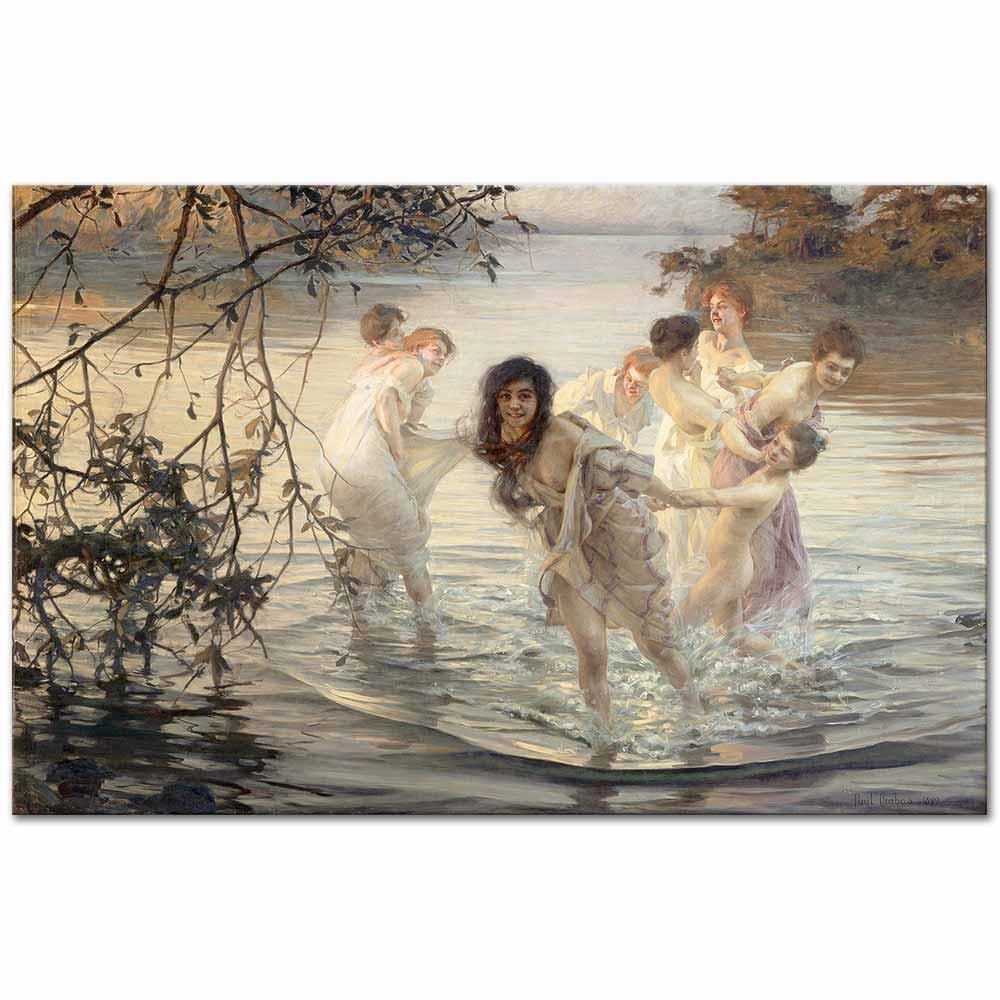 Paul Emile Chabas Neşe Kanvas Tablo