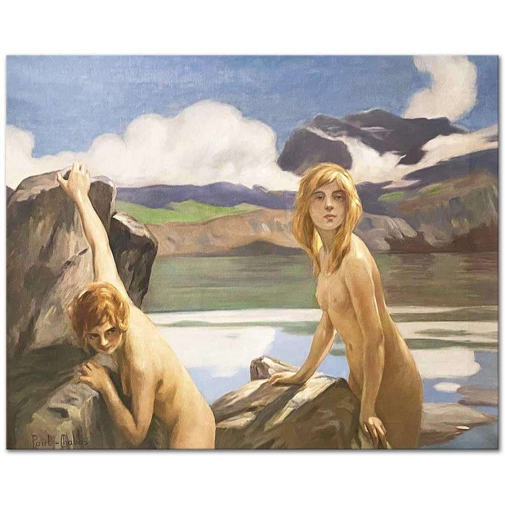 Two Bathers by Paul Emile Chabas