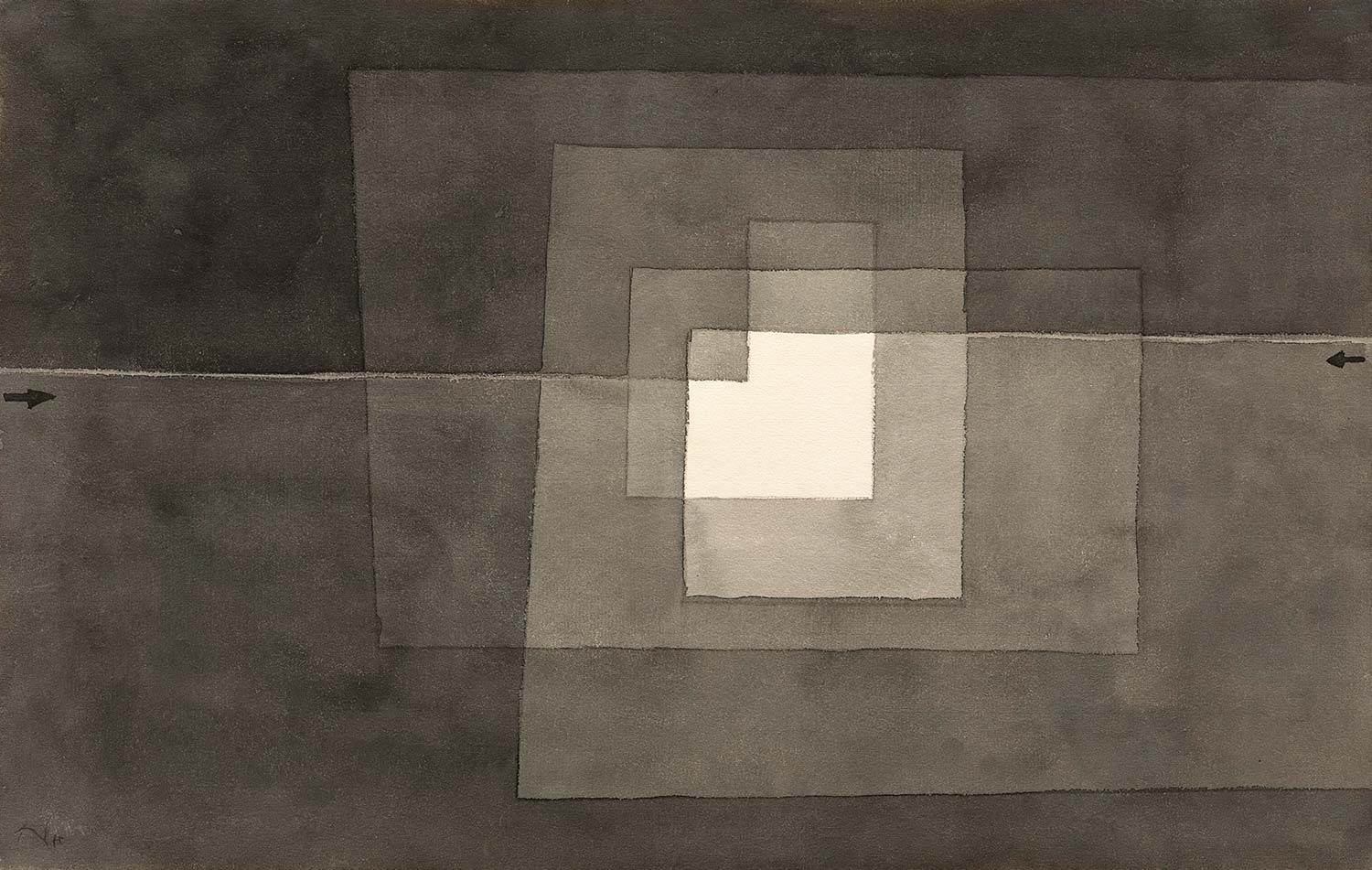 Paul Klee Two Ways Art Print