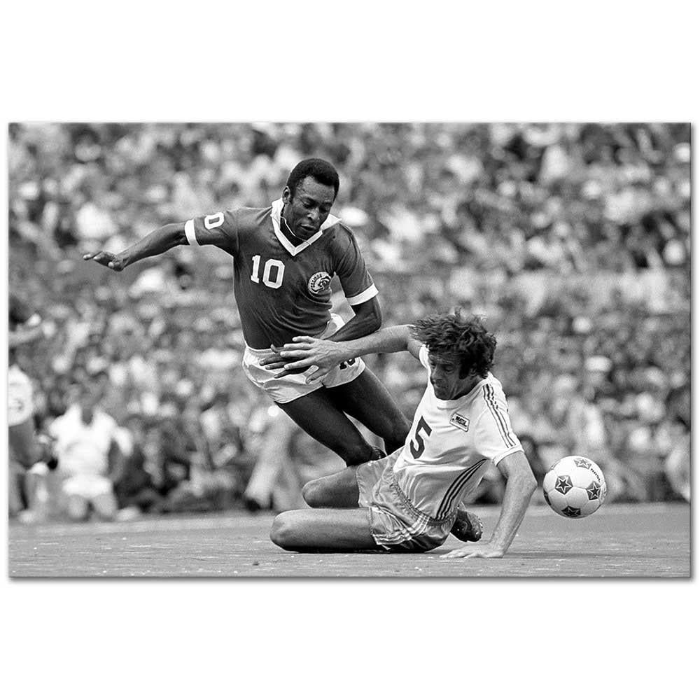 Pele Oyunda Kanvas Tablo