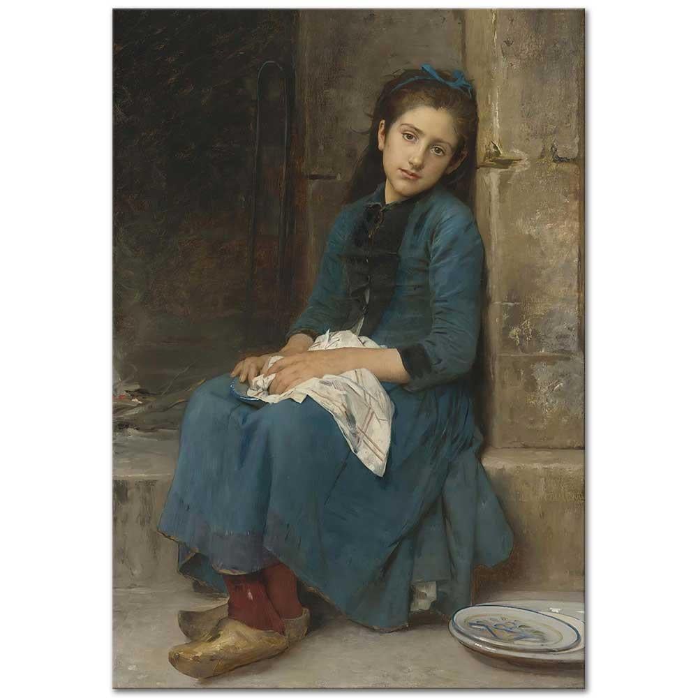 Léon Bazille Perrault Dalgın Kız, Masumiyet Kanvas Tablo