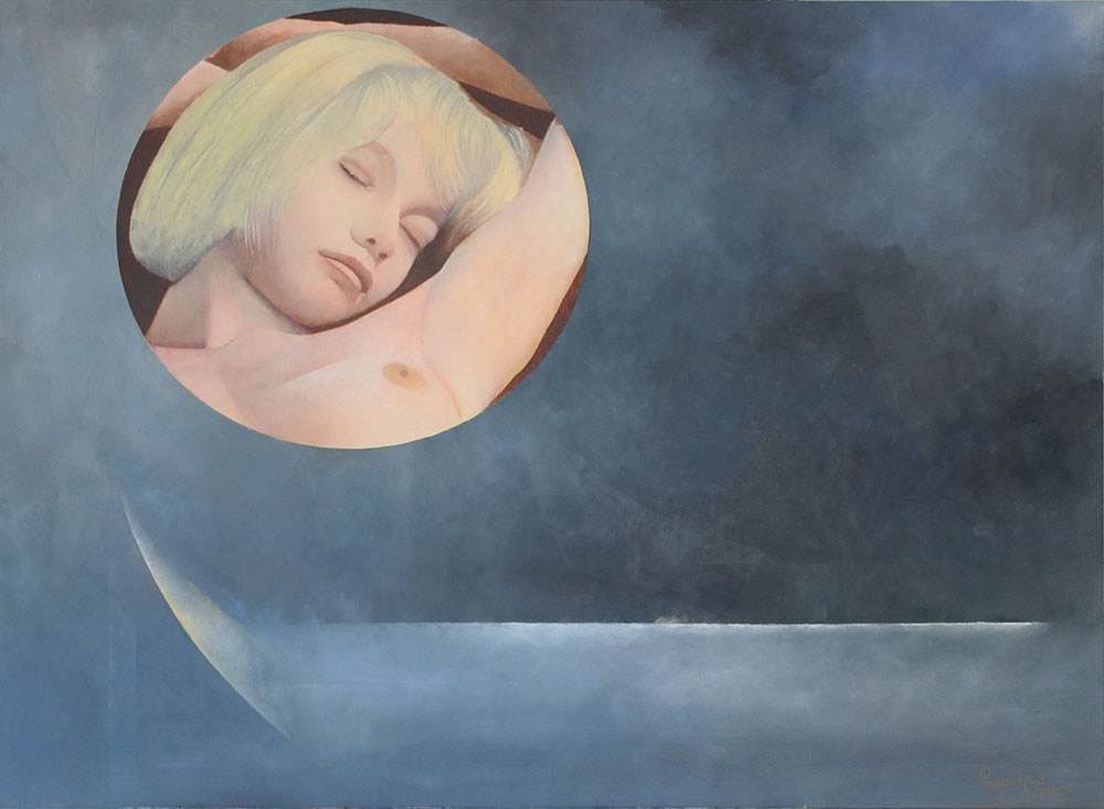 Peyami Gürel Lilith Dinlenirken Yağlı Boya Tablo