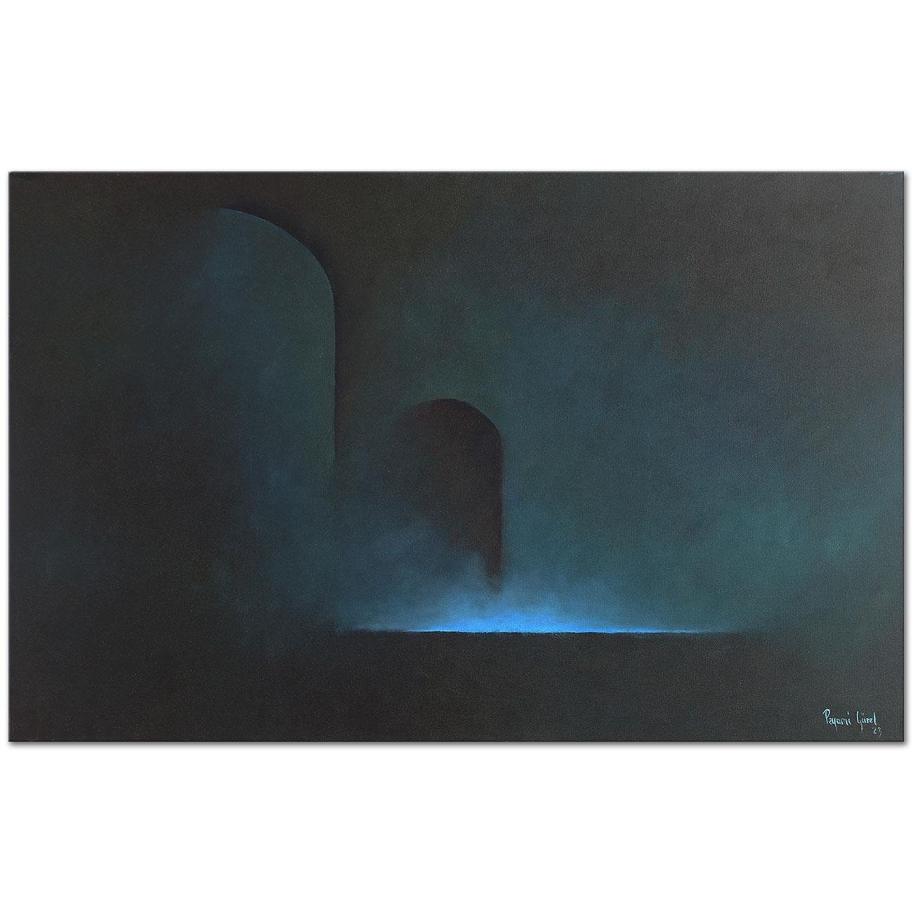 Peyami Gürel Soyut Kompozisyon 37 Yağlı Boya Tablo