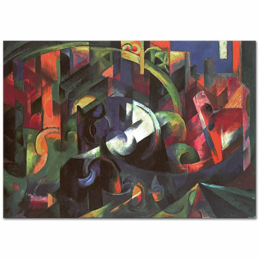 Franz Marc Sığır Resmi Kanvas Tablo