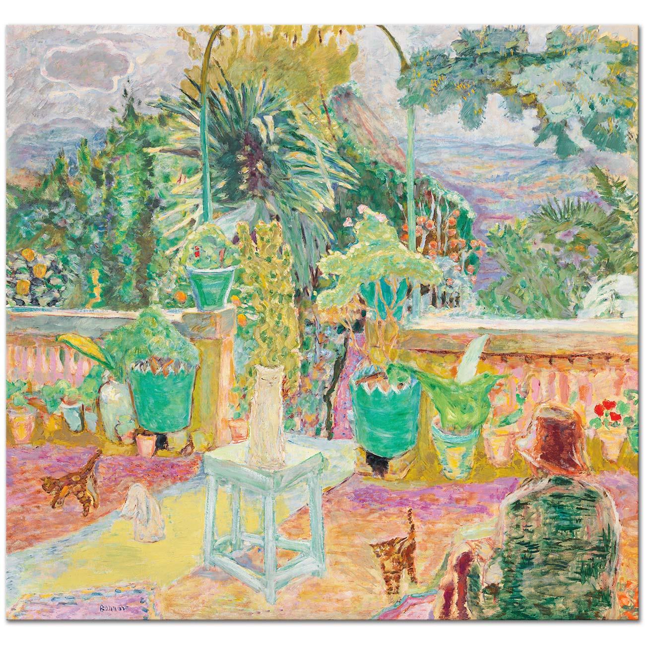 A Terrace in Grasse by Pierre Bonnard