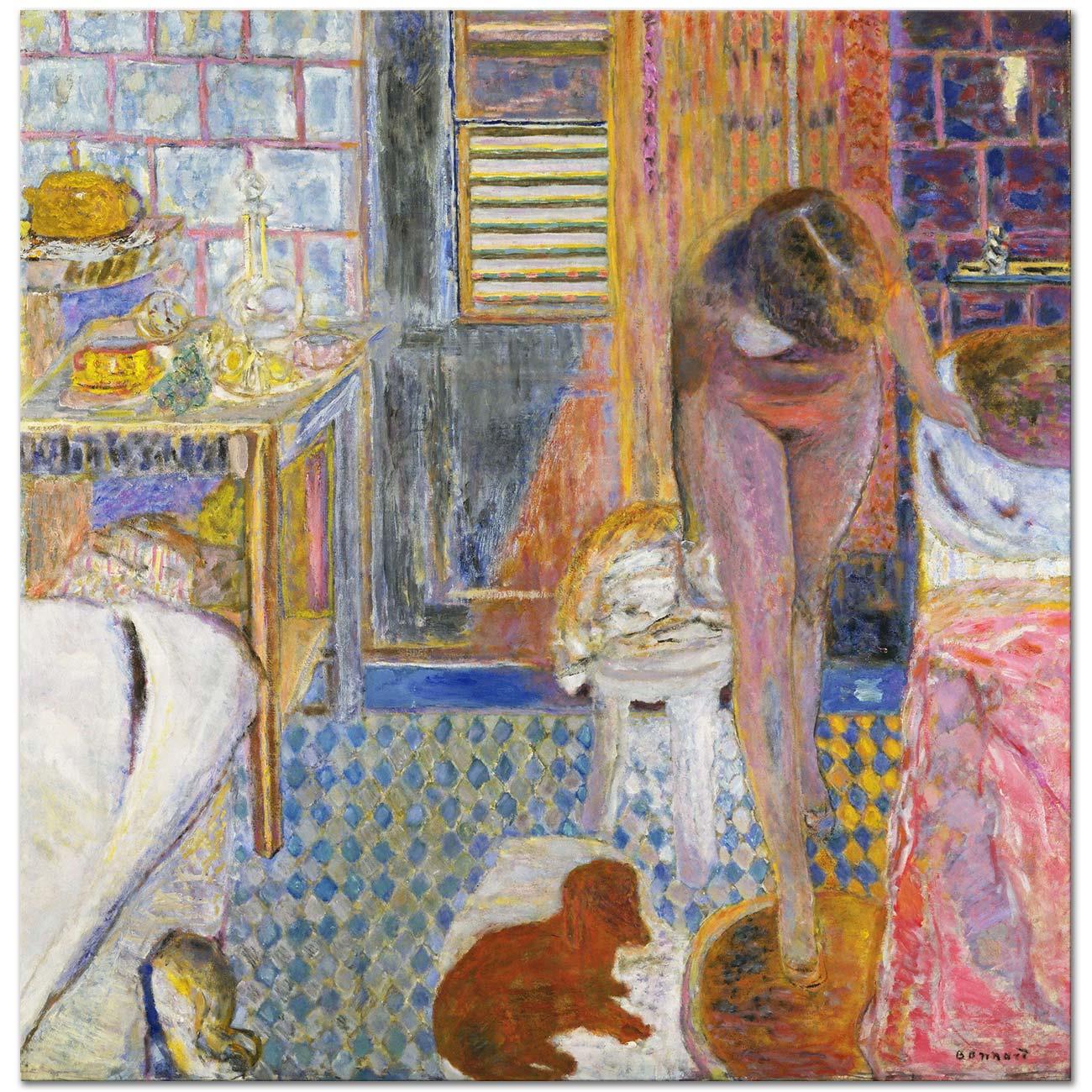 Pierre Bonnard Banyoda Kanvas Tablo