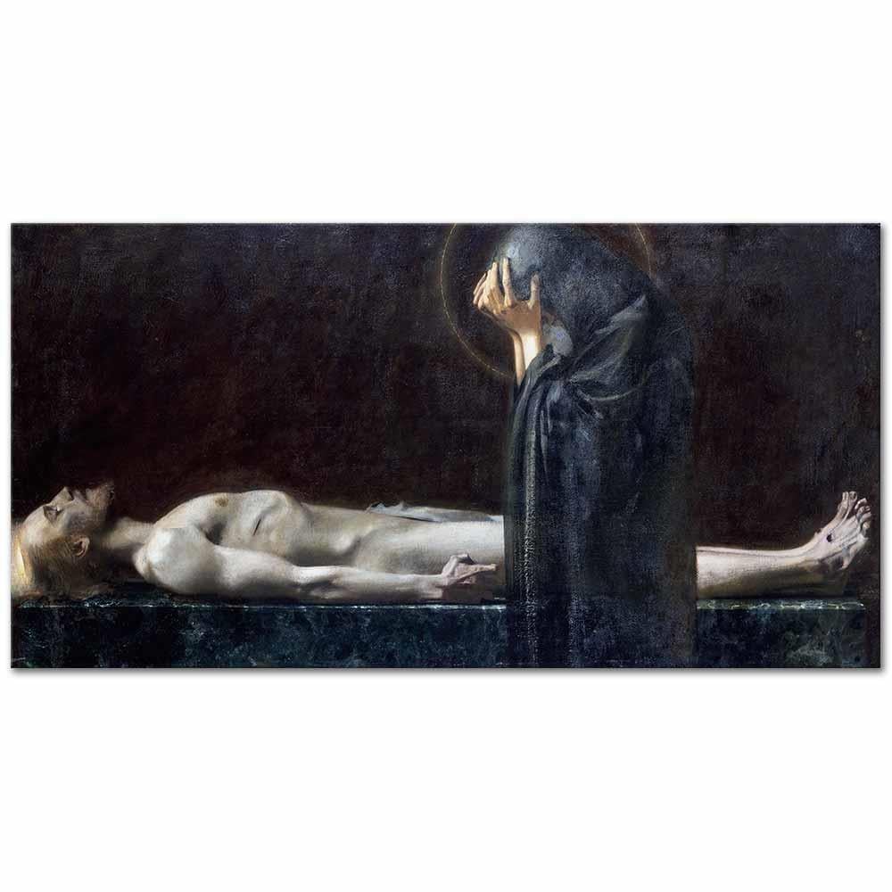 Pietà by Franz von Stuck as Art Print