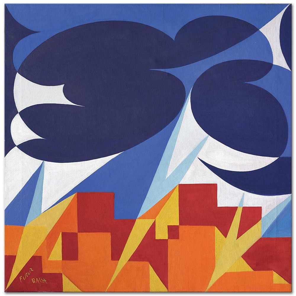 Giacomo Balla Plastik Değerler Kanvas Tablo