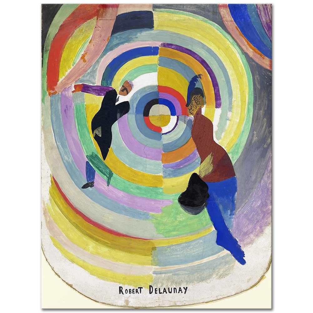 Robert Delaunay Siyasi Drama Kanvas Tablo
