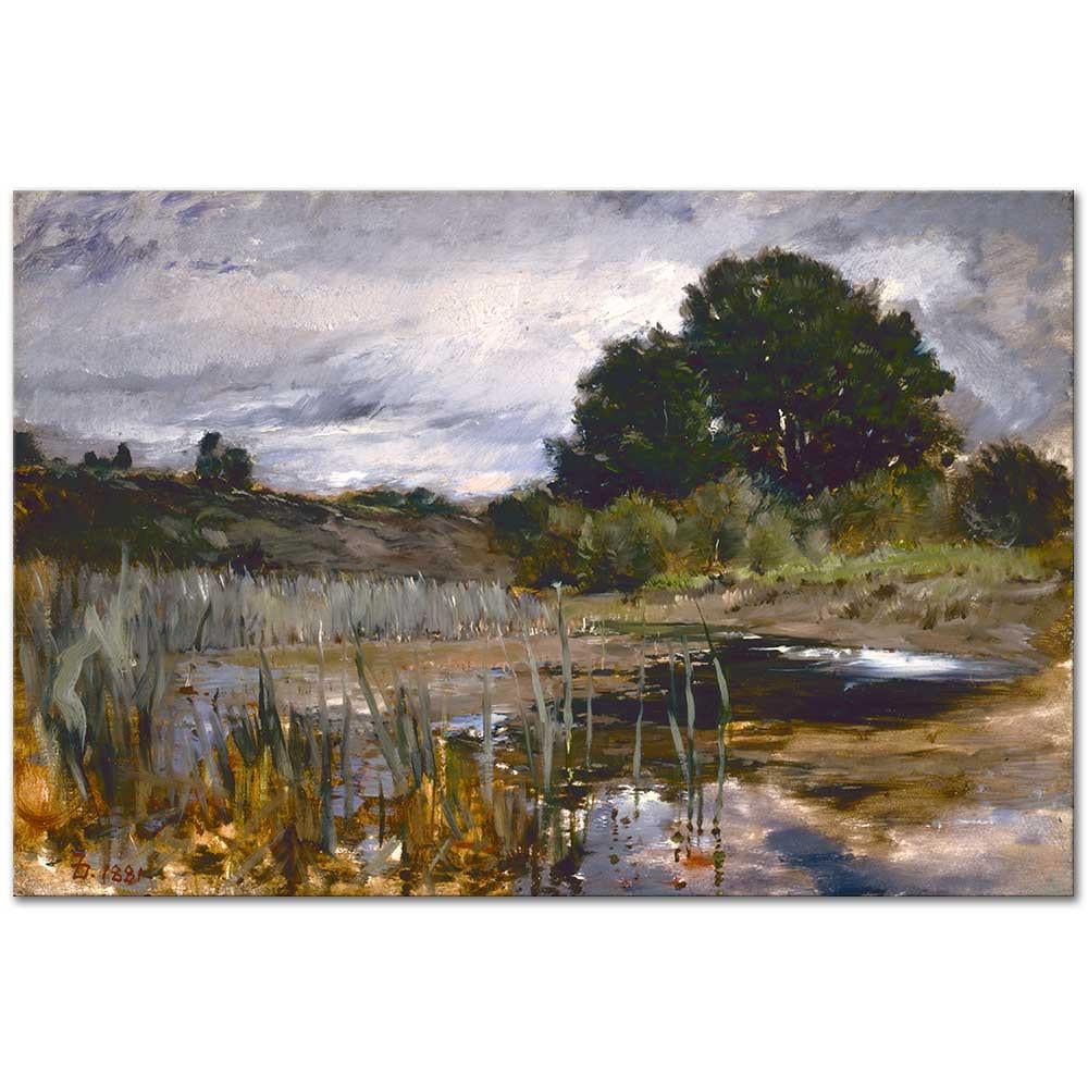 Polling Landscape by Frank Duveneck as Art Print