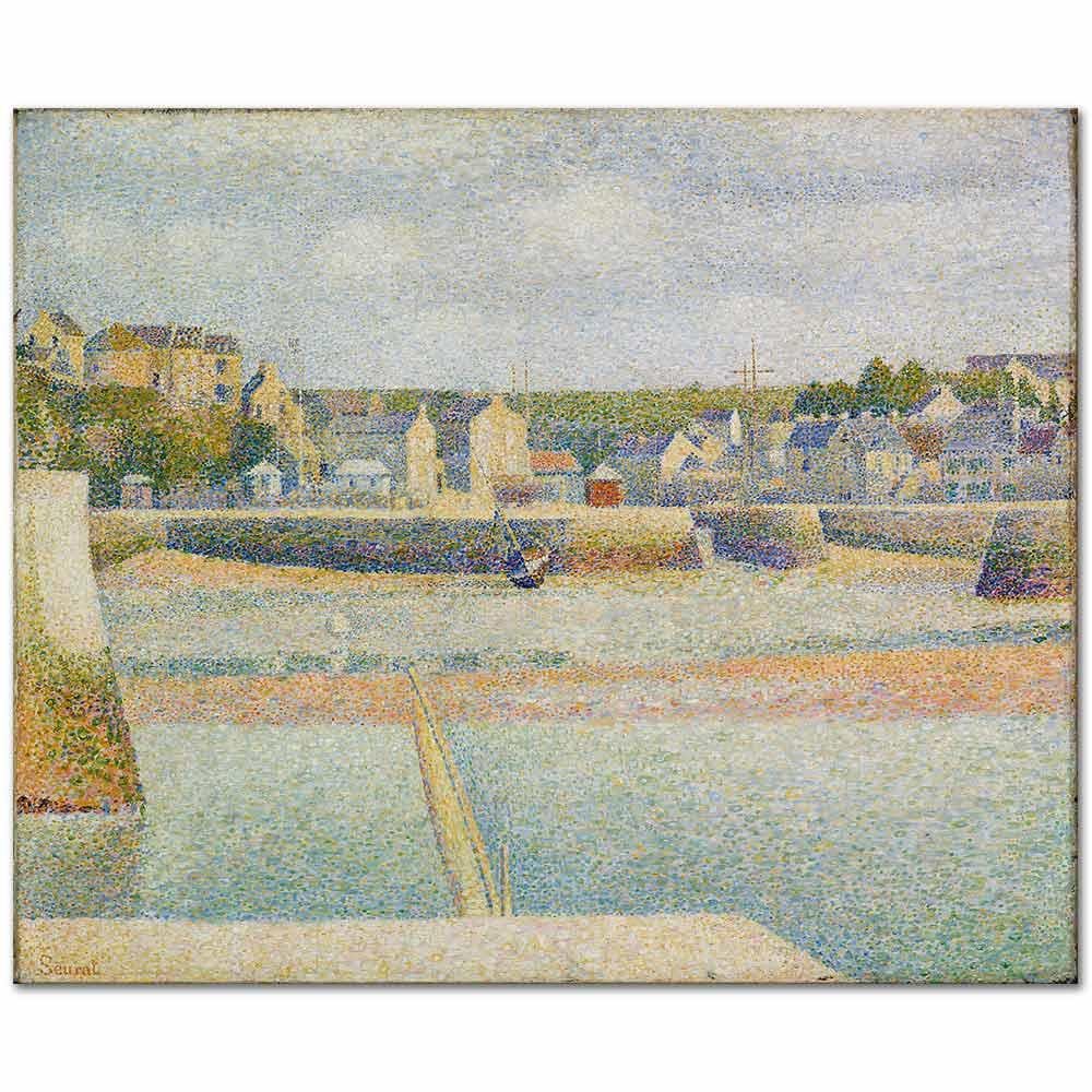 Port-en-Bessin The Outer Harbor by Georges Seurat as Art Print