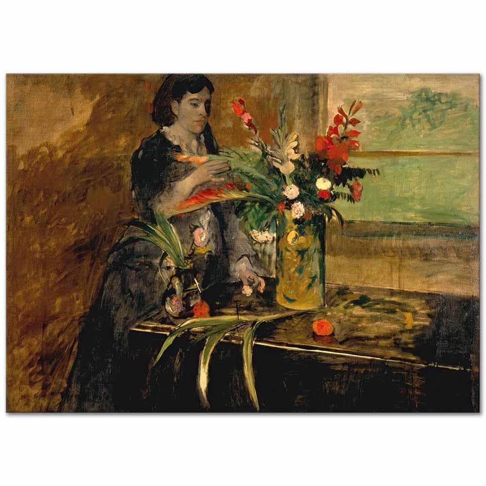 Edgar Degas Estelle Musson Degas'ın Portresi Kanvas Tablo