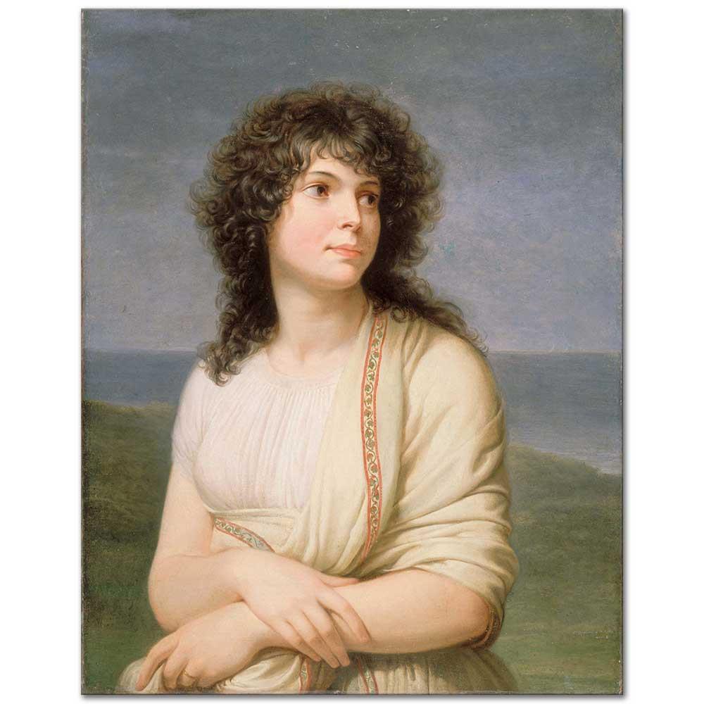 Portrait of Madame Hamelin by Andrea Appiani as Art Print