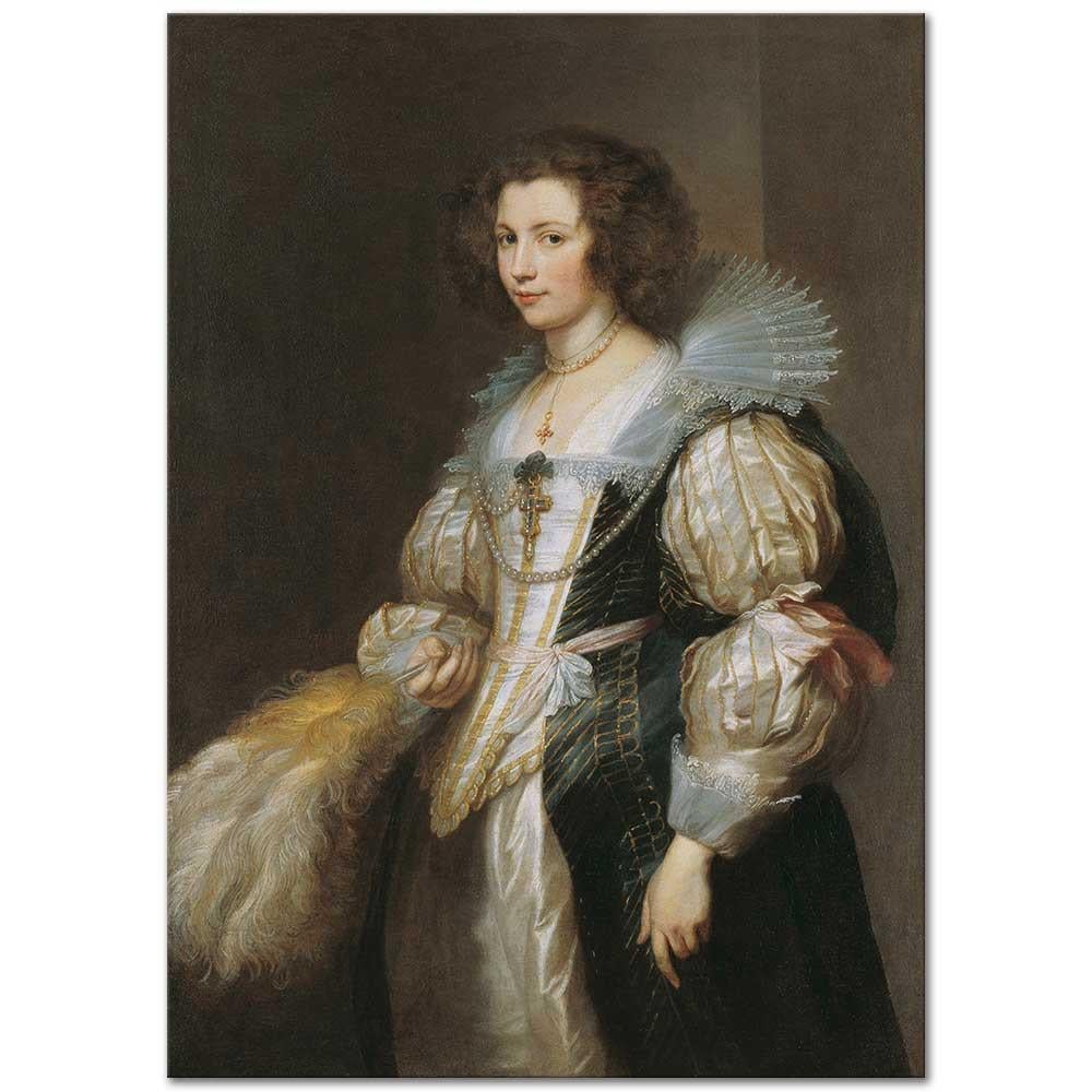Portrait of Marie Louise de Tassis by Anthony Van Dyck