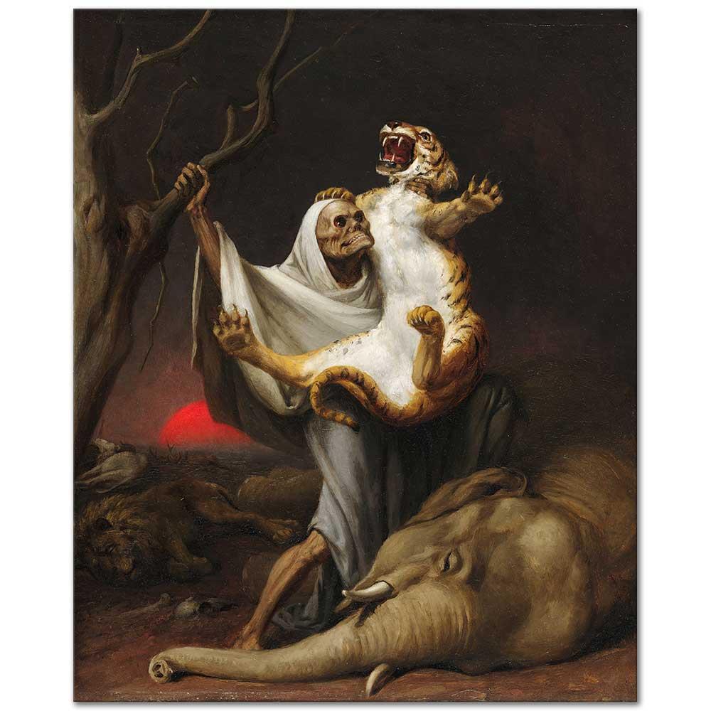 William Holbrook Beard Ölümün Gücü Kanvas Tablo