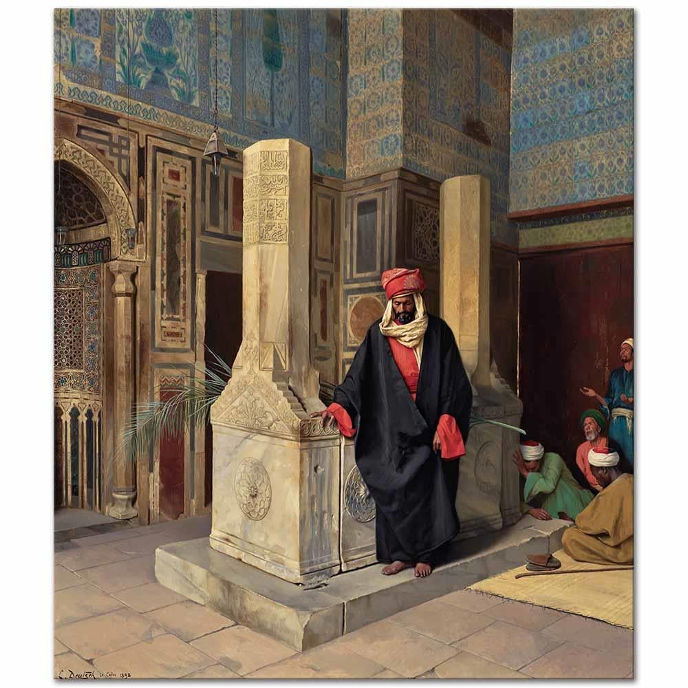 Prayer at the Tomb by Ludwig Deutsch