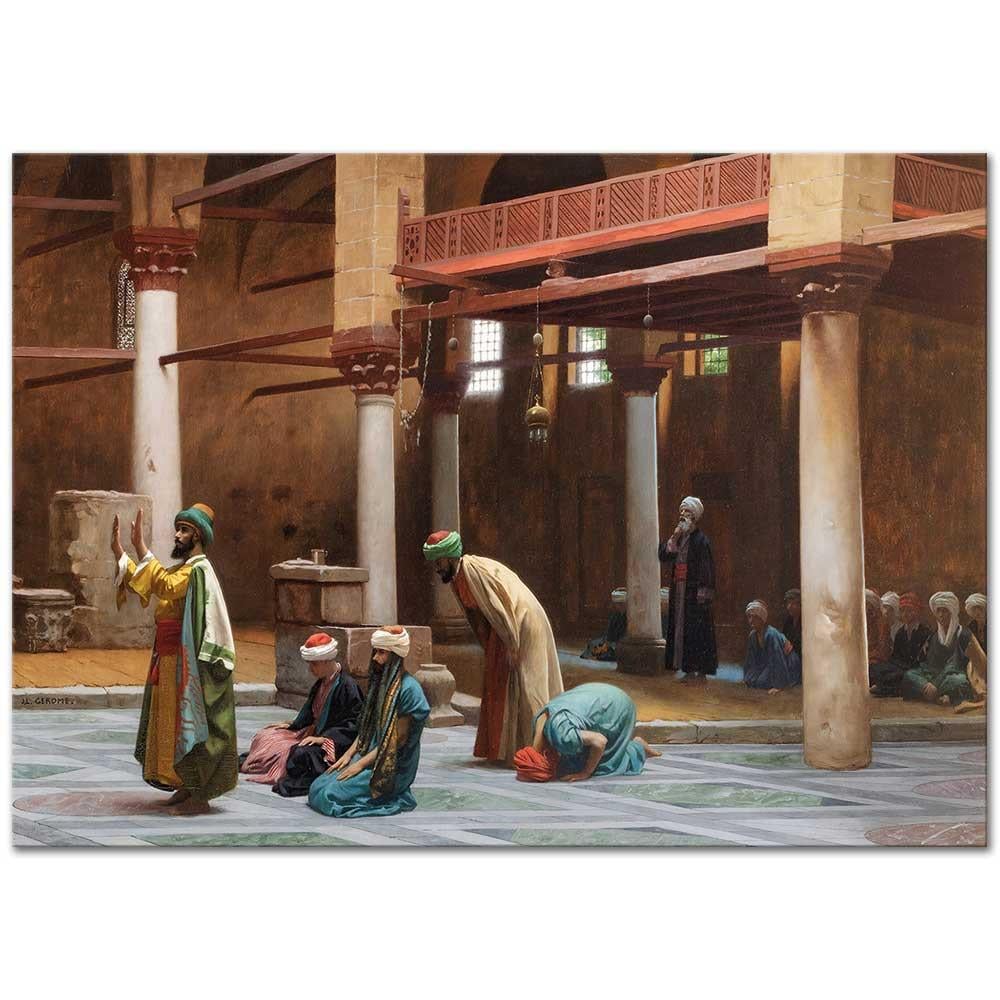 Jean Leon Gerome Camide Namaz Kanvas Tablo