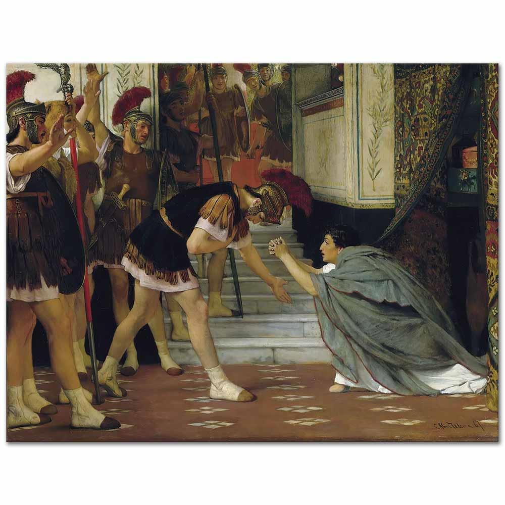Sir Lawrence Alma-Tadema Claudius'un İmparator İlan Edilmesi Kanvas Tablo