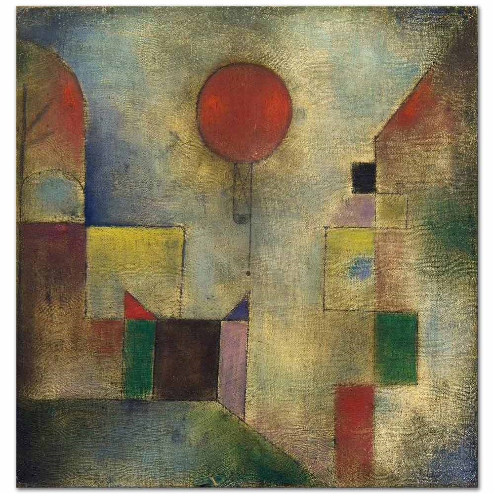 Red Balloon by Paul Klee as Fine Art Print