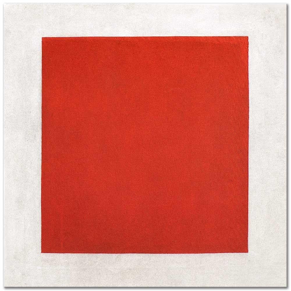 Kazimir Malevich Kırmızı Kare Kanvas Tablo