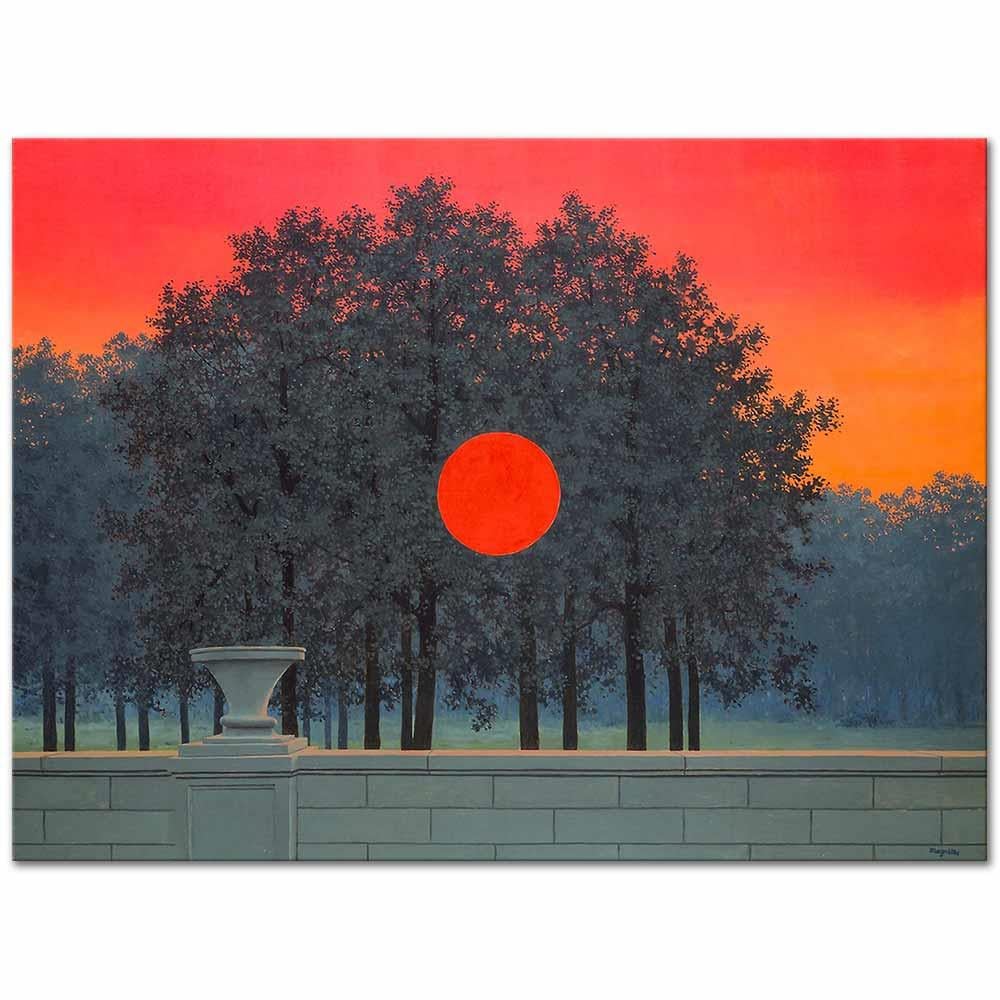 Rene Magritte Banket Kanvas Tablo