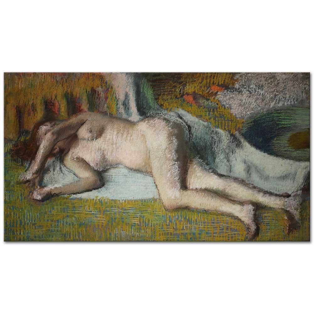 Resting After the Bath by Edgar Degas as Art Print